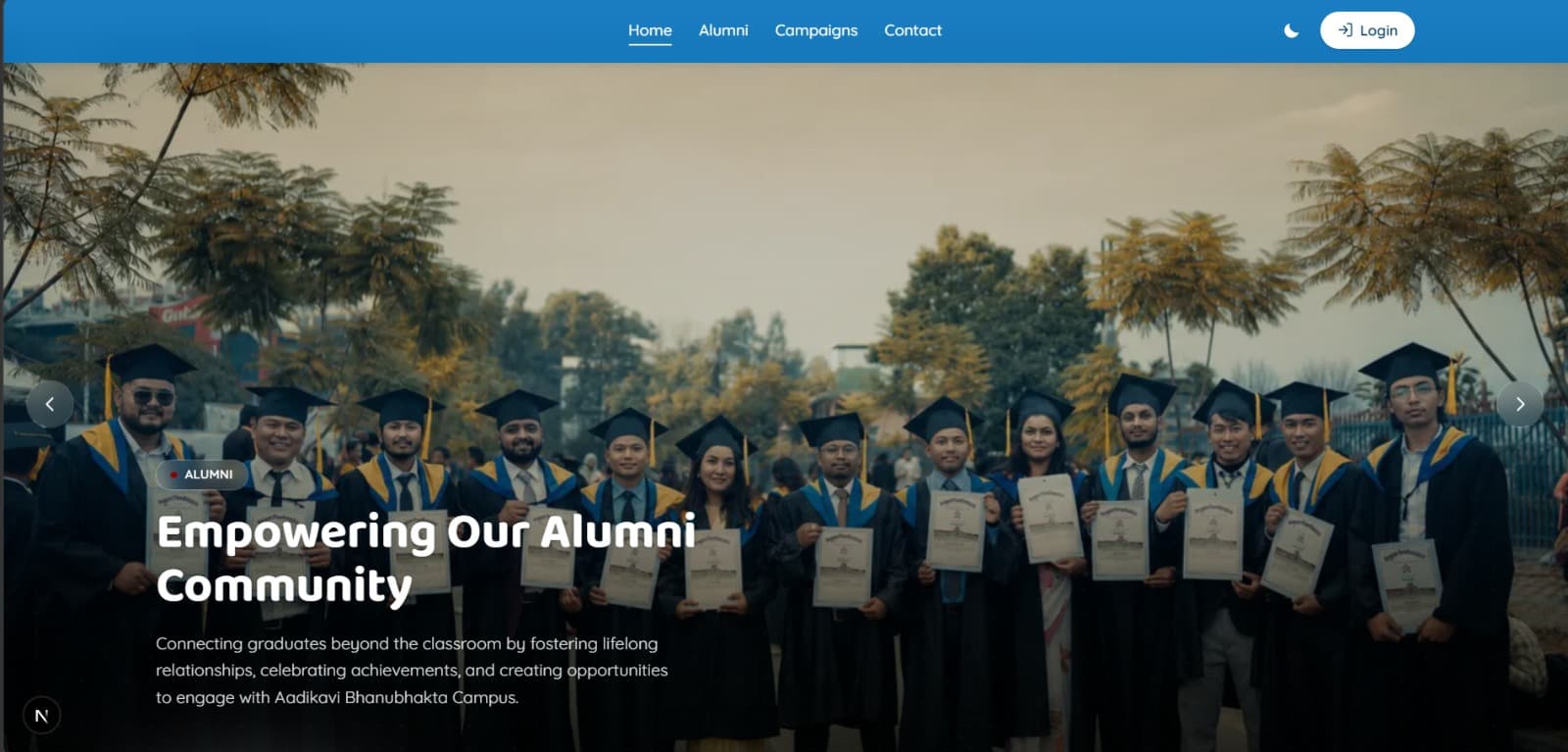 Screenshot preview of the Student Information System (SIS) project
